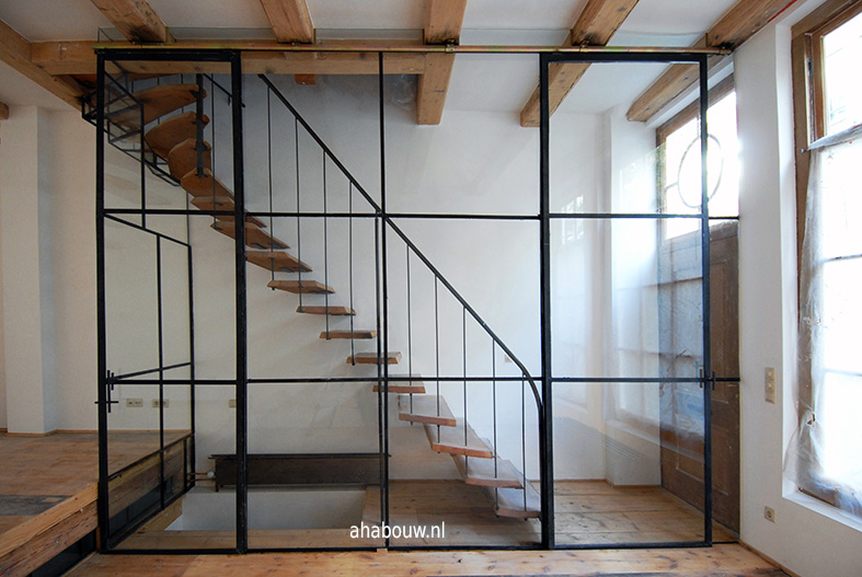 glas staal ombouw trap en design trap